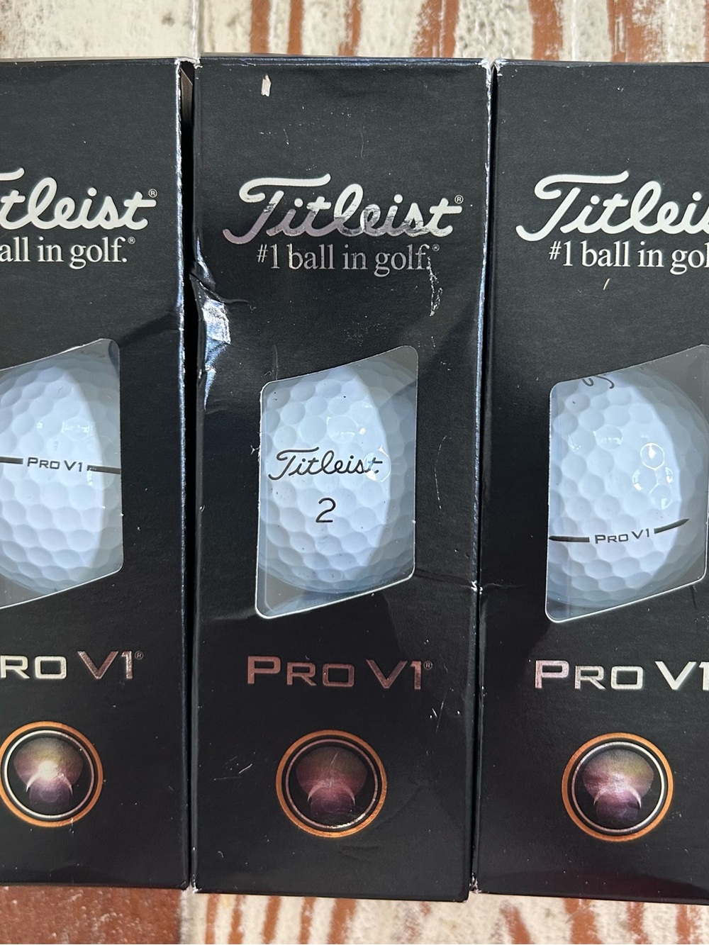 Titleist Pro V1 Golf Balls -3 Sleeves -New